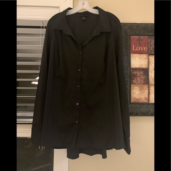 - Ashley Stewart plus size button down blouse - Picture 1 of 5